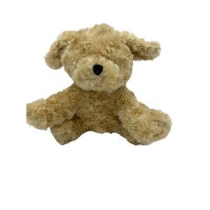 Dan Dee Brown Dog Swirled‎ Fur Plush Stuffed Animal Toy 9"